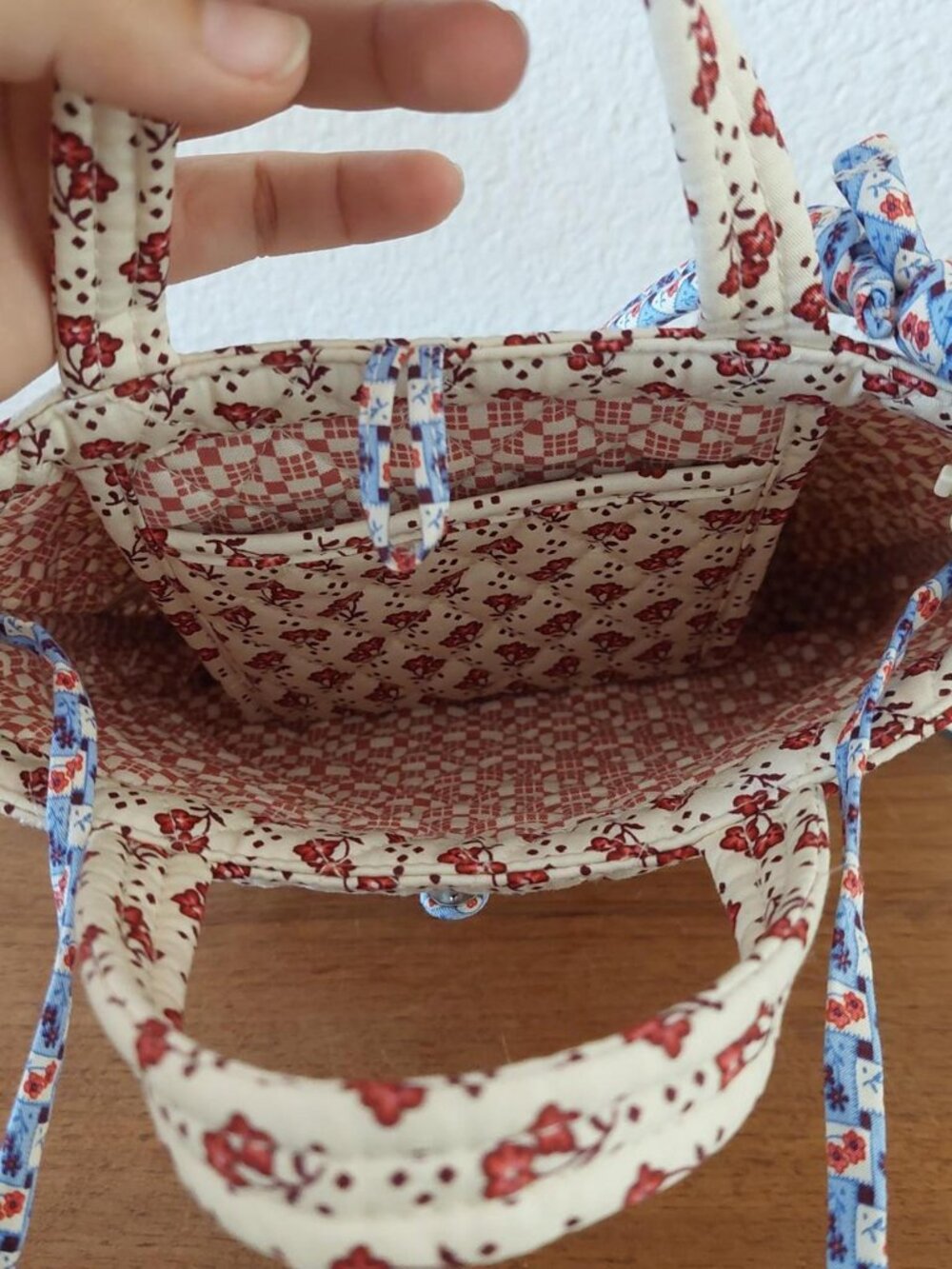 SOLD RARE Mini Original Tote Bag vera bradley Rachel ditsy in Premium co - Picture 6 of 8